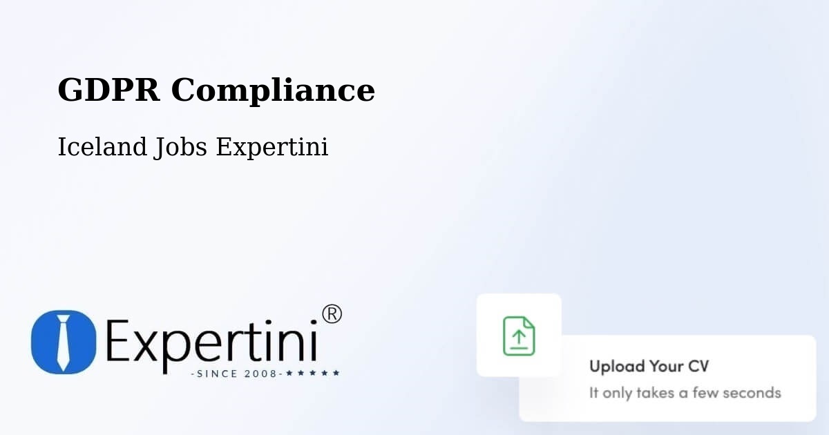 EU GDPR Compliance Statement – Borgarnes - Iceland Jobs Expertini